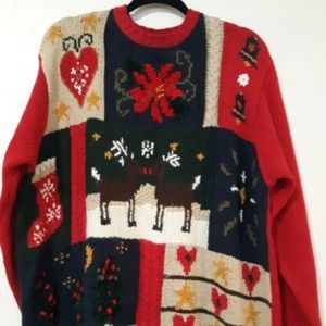 Plus Size Vintage Christmas Sweater